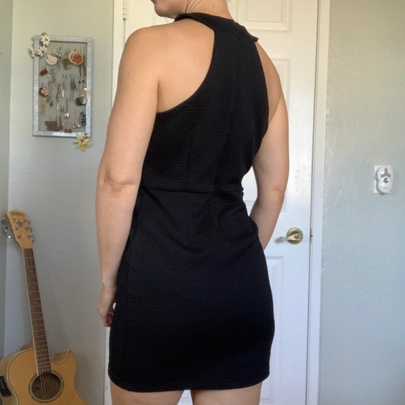 3/$20 Miss Love black racerback mini dress size small - Picture 4 of 12